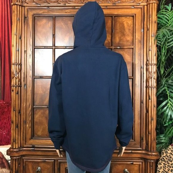 NFL Team Apparel New England Patriots MCMLX Embroidered Fleece Lined Hoodie - Picture 3 of 10